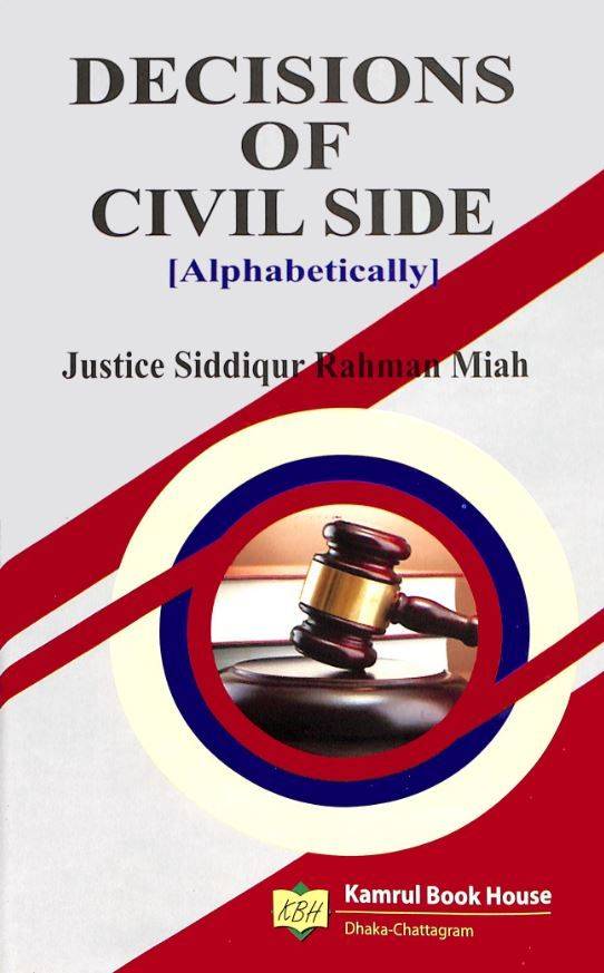 DECISIONS OF CIVIL SIDE (Alphabetically)